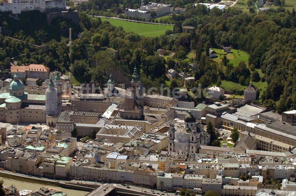 Salzburg von oben - Altstadt Salzburg