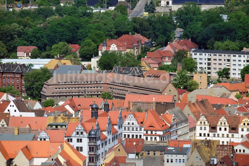 Luftbild Torgau - Altstadt Torgau im Bundesland Sachsen