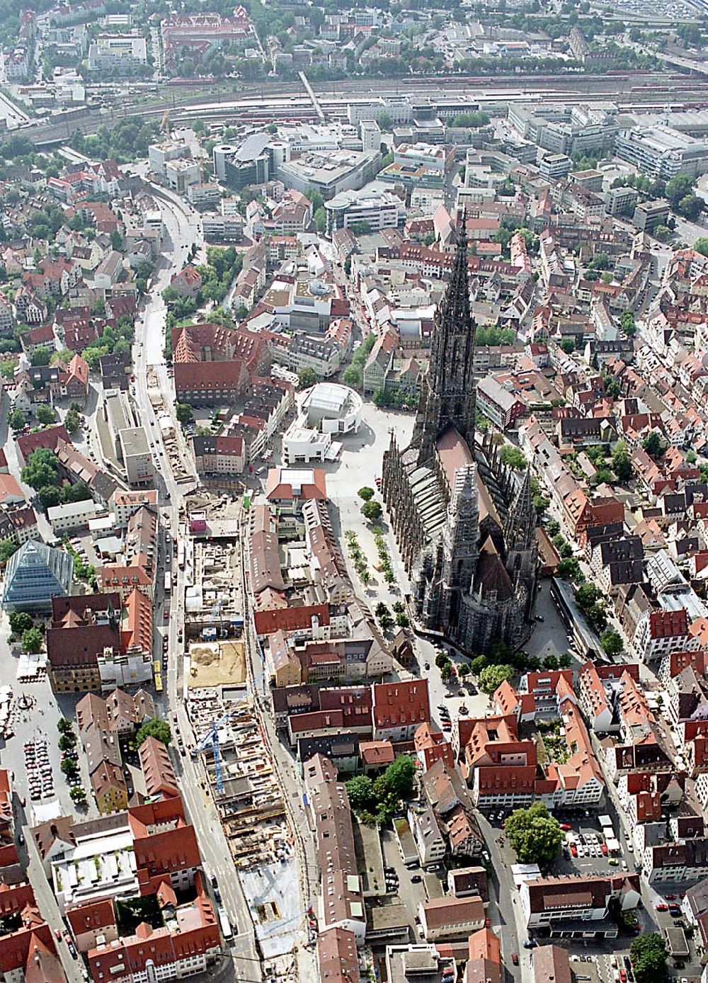 Luftbild Ulm / Baden Württemburg - Altstadt von Ulm