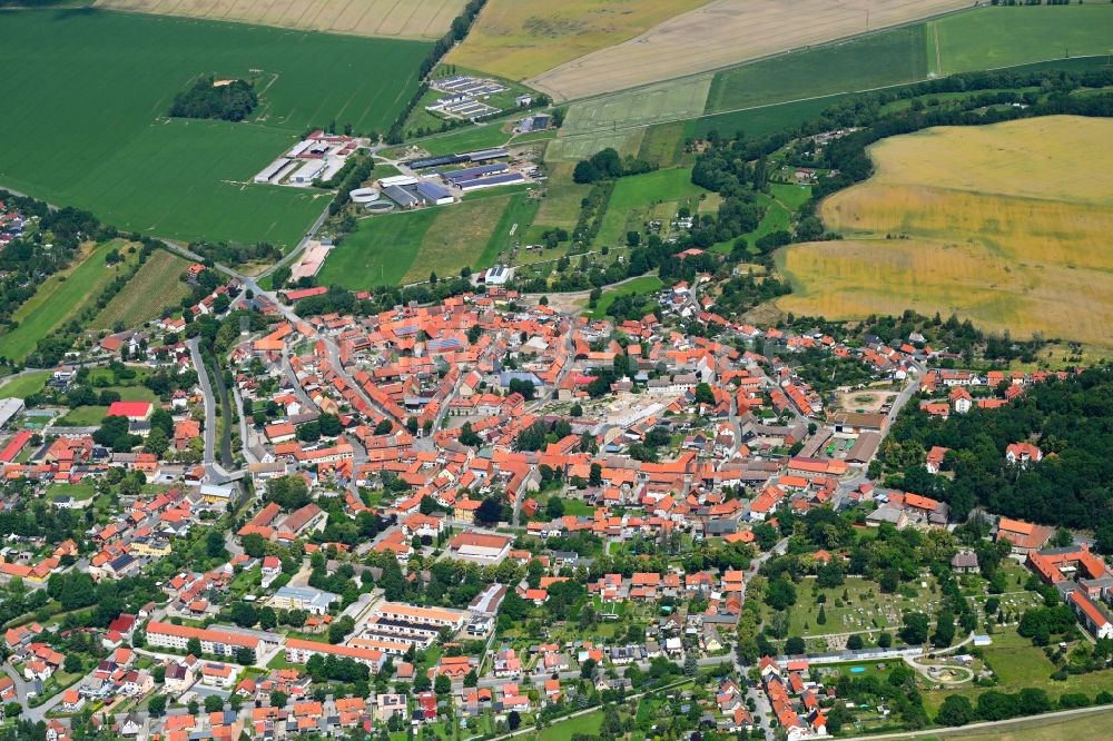 Luftbild Derenburg - Altstadtbereich in Derenburg im Bundesland Sachsen-Anhalt, Deutschland