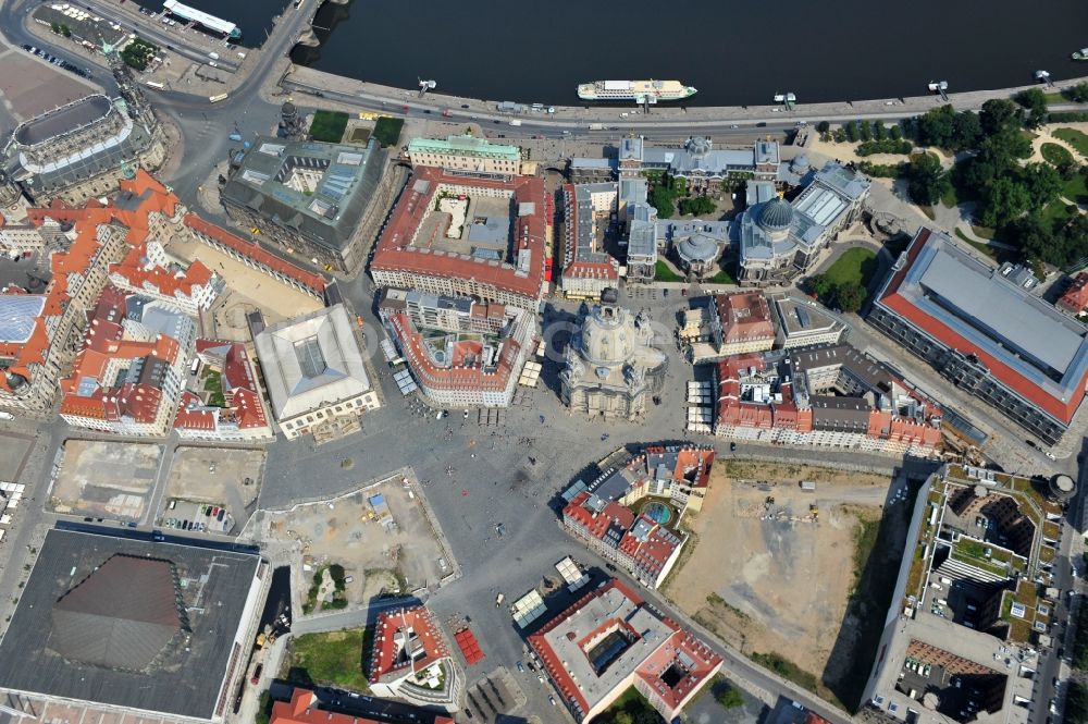 Luftbild Dresden - Altstadtbereich am Dresdener Neumarkt