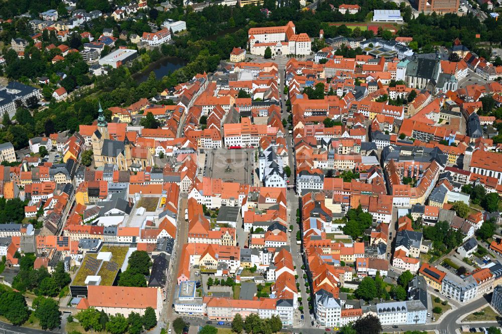 Luftbild Altstadt - Altstadtbereich und Innenstadtzentrum in Altstadt im Bundesland Sachsen, Deutschland