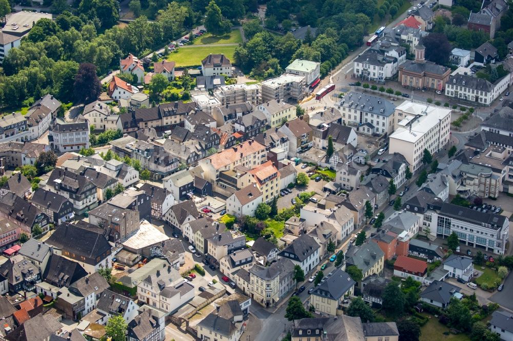 Luftaufnahme Arnsberg - Altstadtbereich und Innenstadtzentrum in Arnsberg im Bundesland Nordrhein-Westfalen