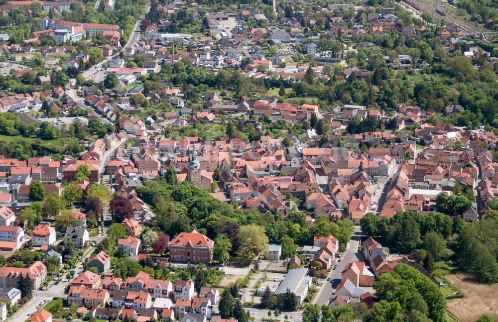 Luftbild Bad Belzig - Altstadtbereich und Innenstadtzentrum in Bad Belzig im Bundesland Brandenburg, Deutschland