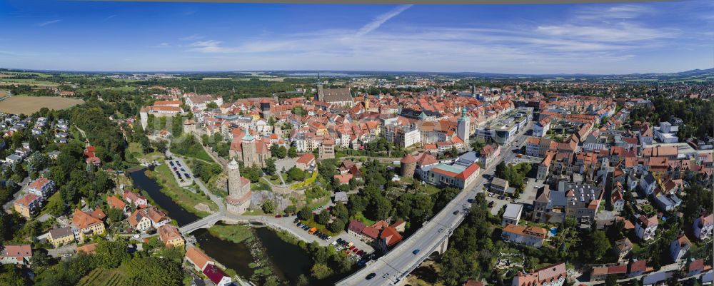 Luftbild Bautzen - Altstadtbereich und Innenstadtzentrum in Bautzen im Bundesland Sachsen, Deutschland