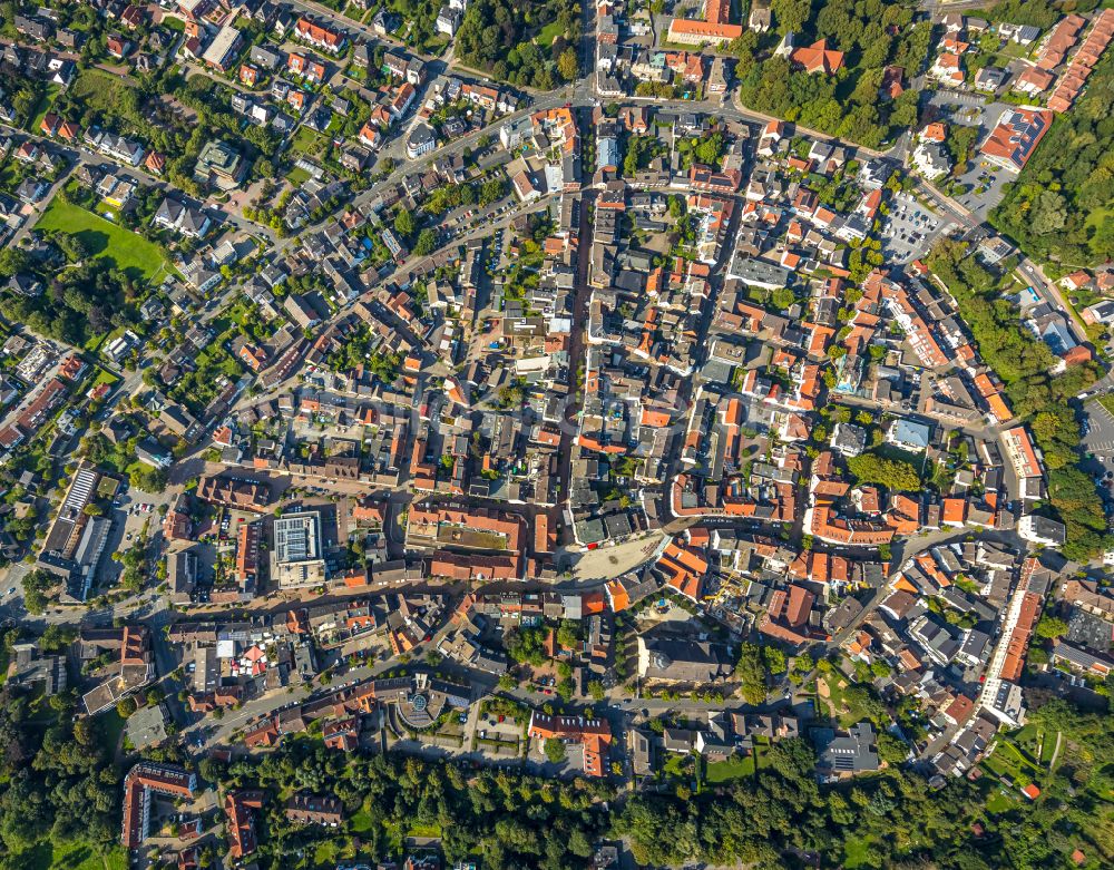 Luftbild Beckum - Altstadtbereich und Innenstadtzentrum in Beckum im Bundesland Nordrhein-Westfalen, Deutschland