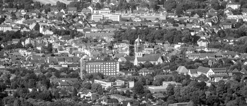 Beckum aus der Vogelperspektive: Altstadtbereich und Innenstadtzentrum in Beckum im Bundesland Nordrhein-Westfalen, Deutschland