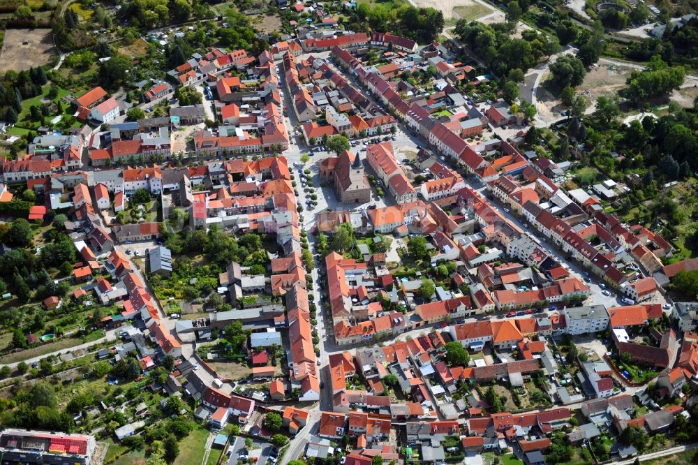 Luftbild Beelitz - Altstadtbereich und Innenstadtzentrum in Beelitz im Bundesland Brandenburg, Deutschland