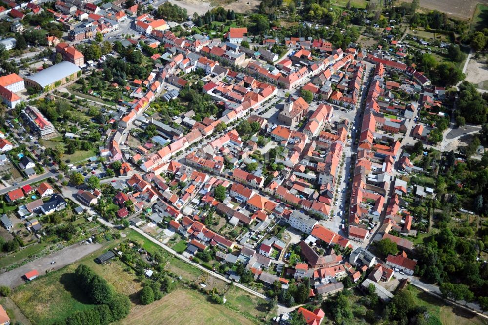 Luftbild Beelitz - Altstadtbereich und Innenstadtzentrum in Beelitz im Bundesland Brandenburg, Deutschland