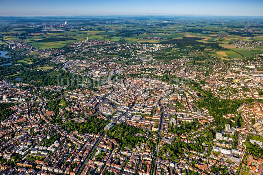 Luftbild Braunschweig - Altstadtbereich und Innenstadtzentrum in Braunschweig im Bundesland Niedersachsen, Deutschland