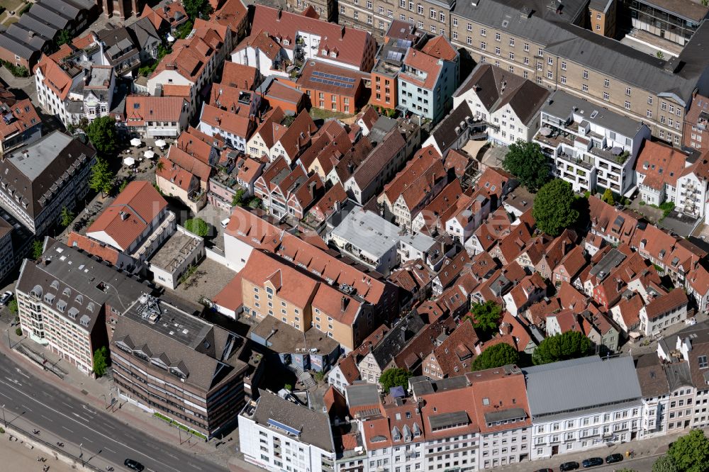 Bremen von oben - Altstadtbereich und Innenstadtzentrum in Bremen, Deutschland