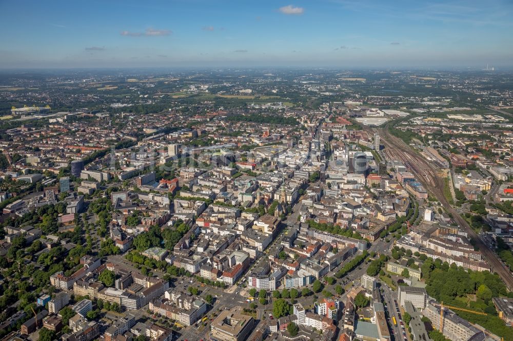 Luftbild Dortmund - Altstadtbereich und Innenstadtzentrum in Dortmund im Bundesland Nordrhein-Westfalen, Deutschland