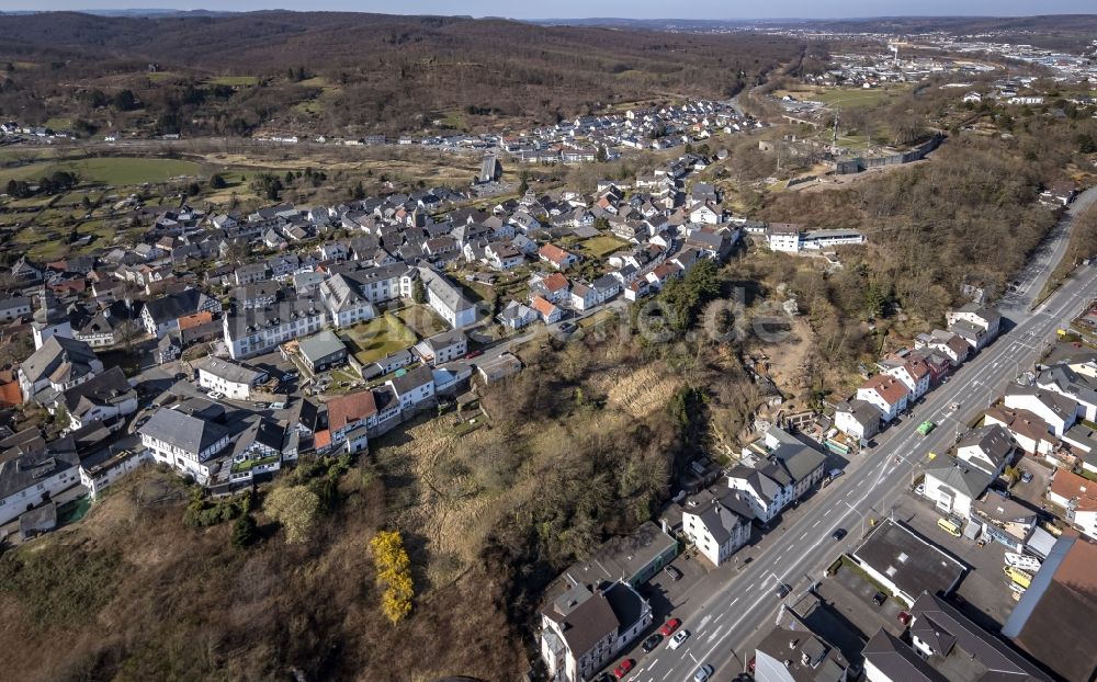 Luftbild Arnsberg - Altstadtbereich und Innenstadtzentrum entlang der Bömerstraße in Arnsberg im Bundesland Nordrhein-Westfalen, Deutschland