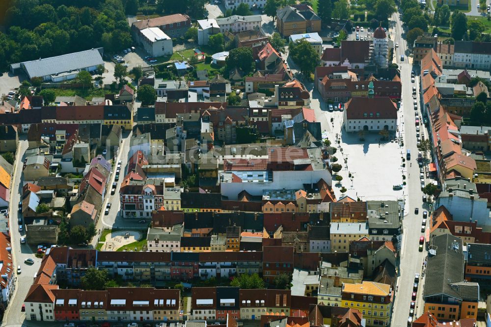 Luftbild Finsterwalde - Altstadtbereich und Innenstadtzentrum in Finsterwalde im Bundesland Brandenburg, Deutschland