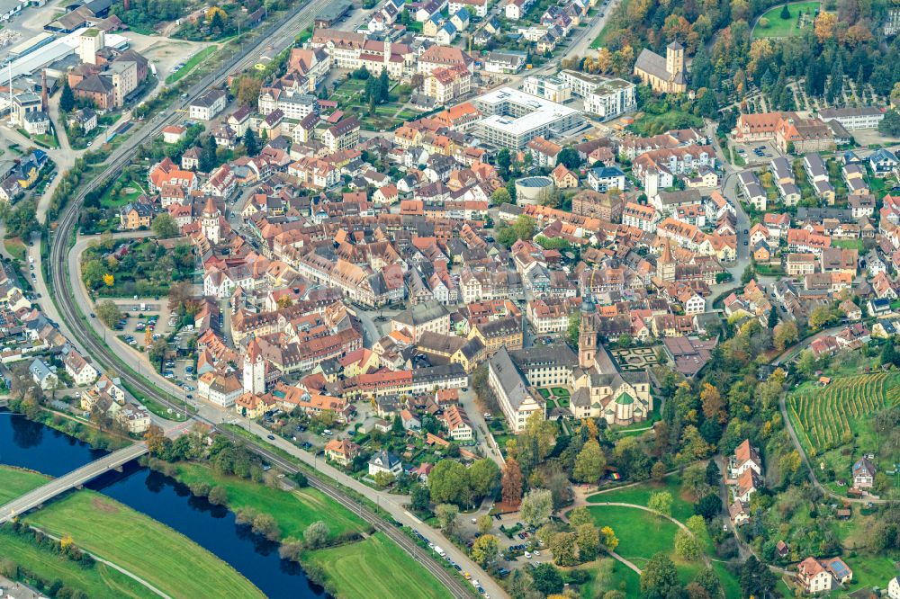 Luftbild Gengenbach - Altstadtbereich und Innenstadtzentrum in Gengenbach im Bundesland Baden-Württemberg, Deutschland