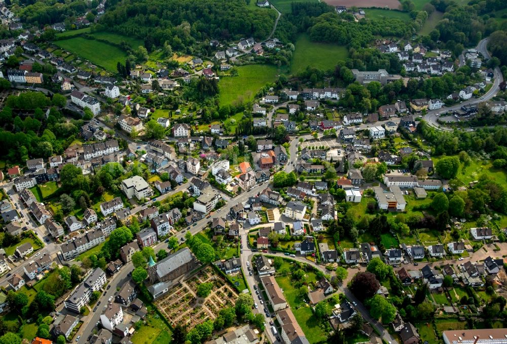 Luftbild Gevelsberg - Altstadtbereich und Innenstadtzentrum in Gevelsberg im Bundesland Nordrhein-Westfalen