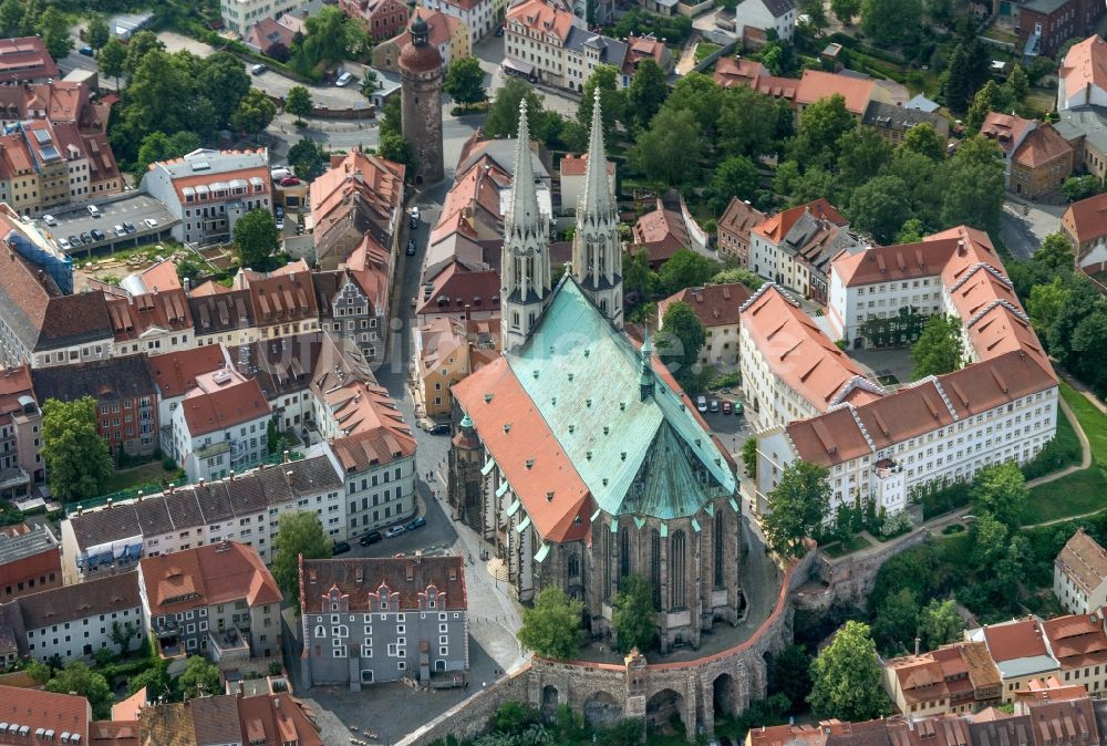 Luftbild Görlitz - Altstadtbereich und Innenstadtzentrum in Görlitz im Bundesland Sachsen, Deutschland