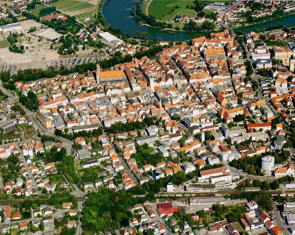 Gstütt von oben - Altstadtbereich und Innenstadtzentrum in Gstütt im Bundesland Bayern, Deutschland