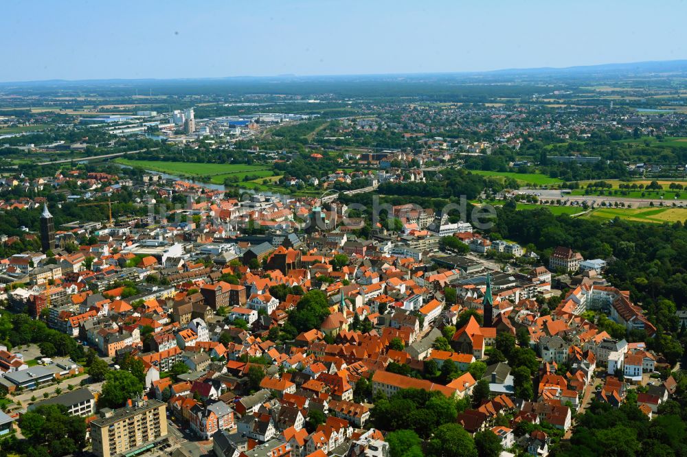 Luftbild Hahlen - Altstadtbereich und Innenstadtzentrum in Hahlen im Bundesland Nordrhein-Westfalen, Deutschland