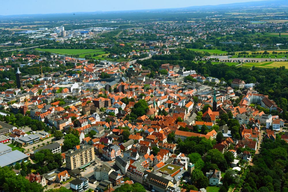 Luftbild Hahlen - Altstadtbereich und Innenstadtzentrum in Hahlen im Bundesland Nordrhein-Westfalen, Deutschland