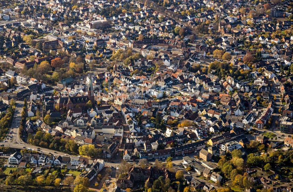 Luftbild Haltern am See - Altstadtbereich und Innenstadtzentrum in Haltern am See im Bundesland Nordrhein-Westfalen, Deutschland