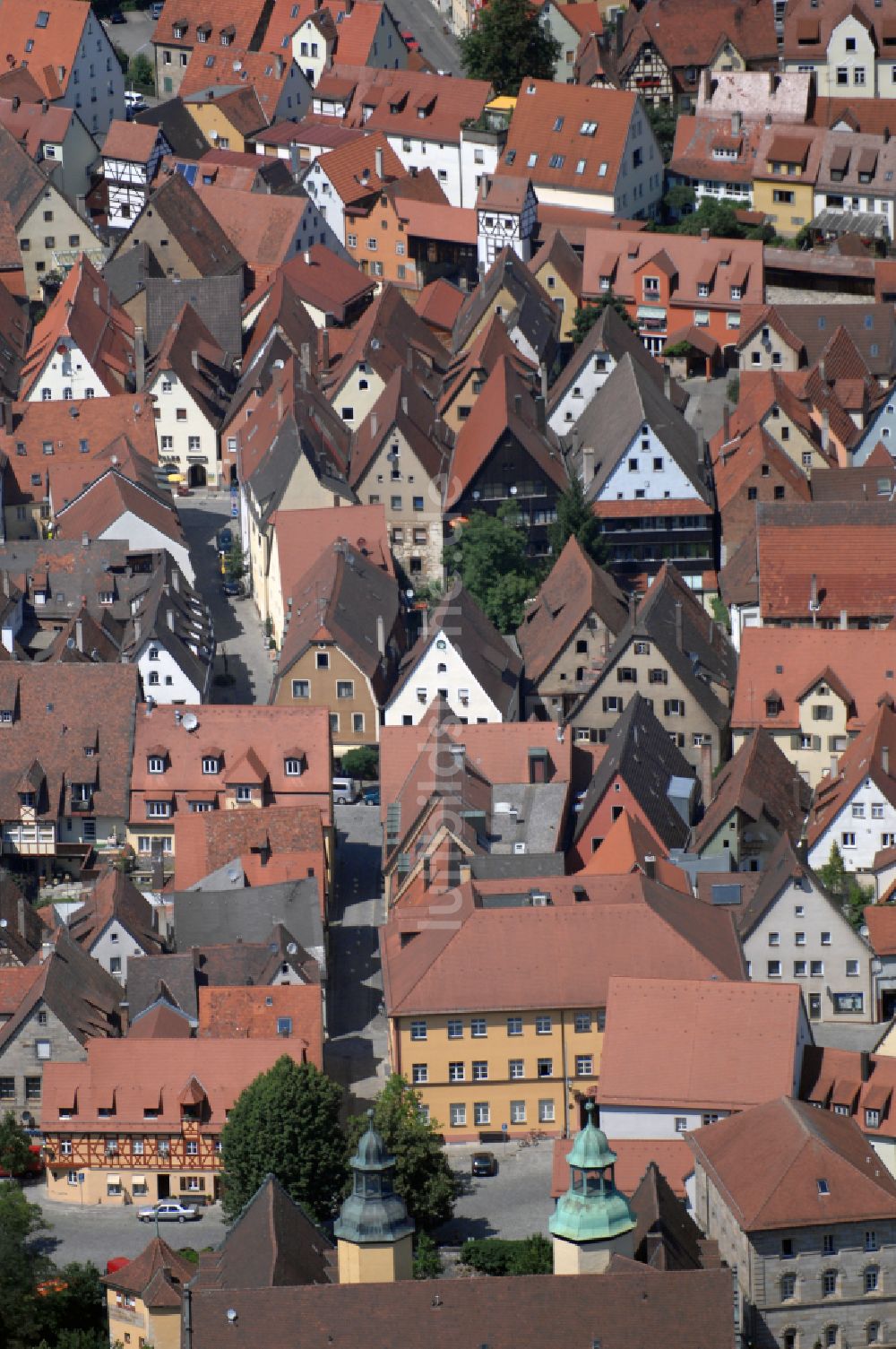 Luftaufnahme Hersbruck - Altstadtbereich und Innenstadtzentrum in Hersbruck im Bundesland Bayern, Deutschland