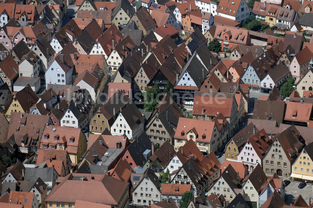 Hersbruck aus der Vogelperspektive: Altstadtbereich und Innenstadtzentrum in Hersbruck im Bundesland Bayern, Deutschland