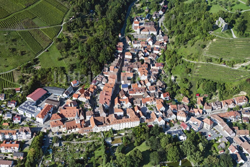 Luftbild Ingelfingen - Altstadtbereich und Innenstadtzentrum in Ingelfingen im Bundesland Baden-Württemberg, Deutschland