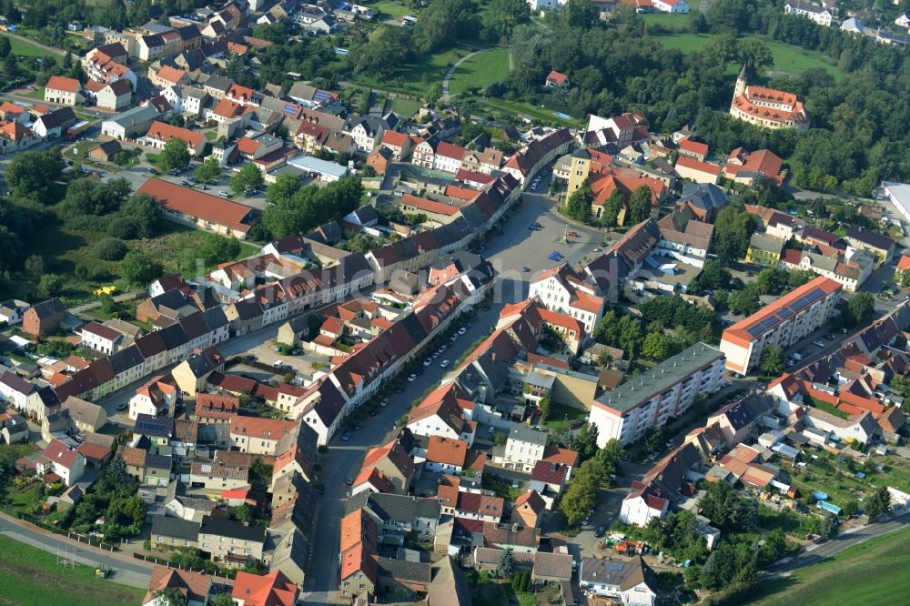 Luftbild Jessen (Elster) - Altstadtbereich und Innenstadtzentrum in Jessen (Elster) im Bundesland Sachsen-Anhalt