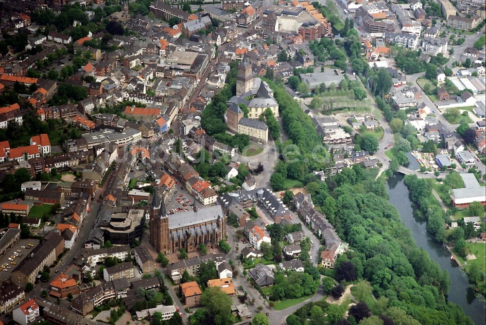 Luftbild Kleve - Altstadtbereich und Innenstadtzentrum in Kleve im Bundesland Nordrhein-Westfalen