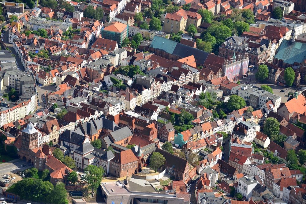 Luftbild Lübeck - Altstadtbereich und Innenstadtzentrum in Lübeck im Bundesland Schleswig-Holstein