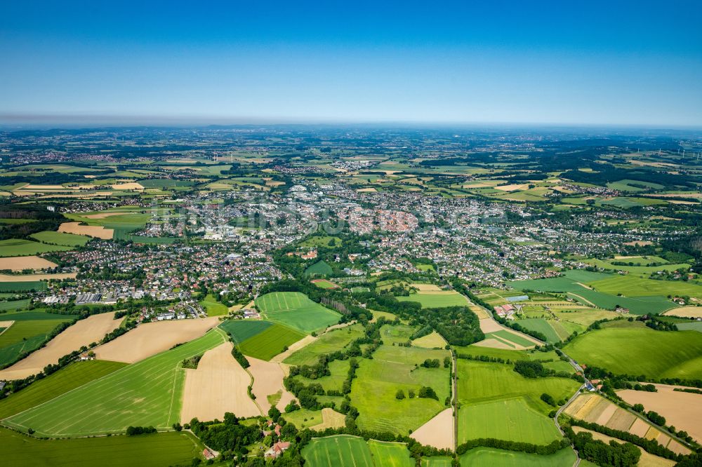 Luftbild Lemgo - Altstadtbereich und Innenstadtzentrum in Lemgo im Bundesland Nordrhein-Westfalen, Deutschland