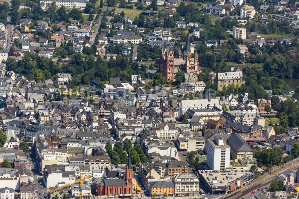 Luftbild Limburg an der Lahn - Altstadtbereich und Innenstadtzentrum in Limburg an der Lahn im Bundesland Hessen