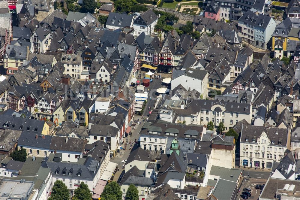 Luftaufnahme Limburg an der Lahn - Altstadtbereich und Innenstadtzentrum in Limburg an der Lahn im Bundesland Hessen