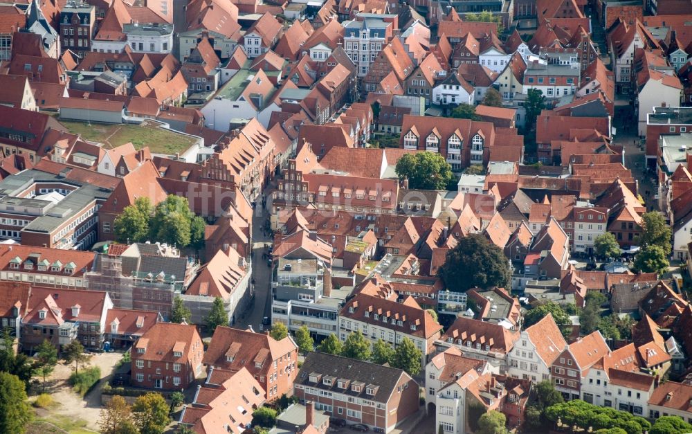 Luftbild Lüneburg - Altstadtbereich und Innenstadtzentrum von Lüneburg im Bundesland Niedersachsen, Deutschland