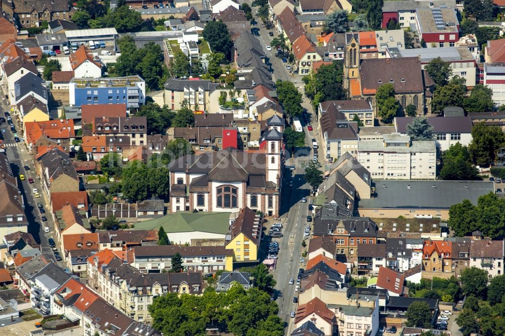 Luftbild Mannheim - Altstadtbereich und Innenstadtzentrum in Mannheim im Bundesland Baden-Württemberg