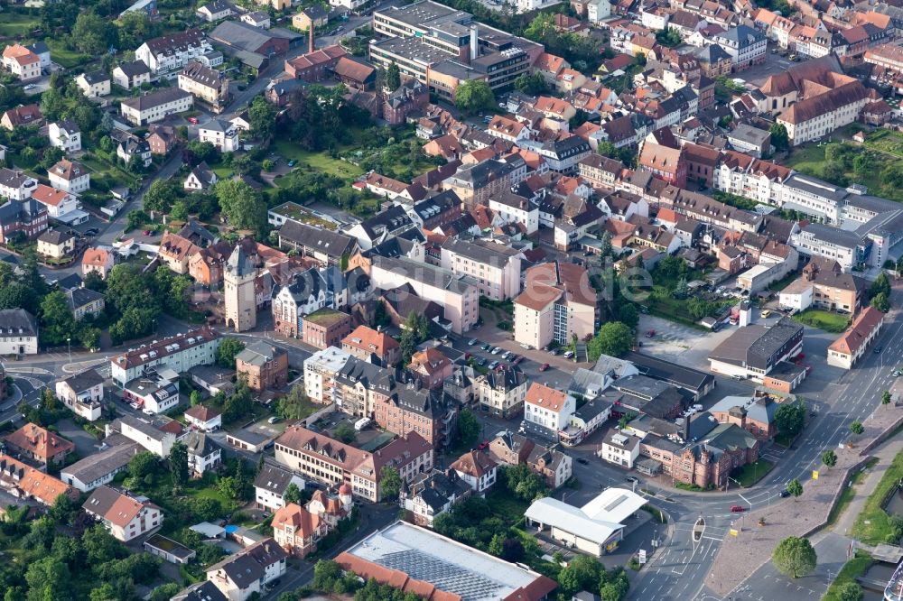 Luftbild Miltenberg - Altstadtbereich und Innenstadtzentrum in Miltenberg im Bundesland Bayern, Deutschland