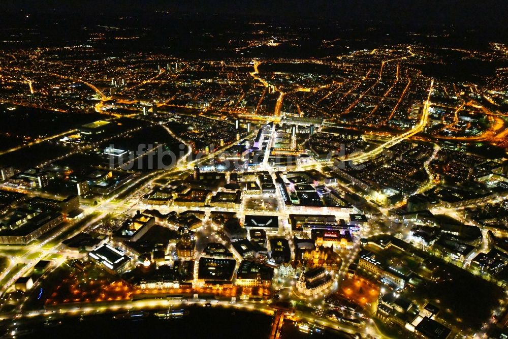 Luftbild Dresden - Altstadtbereich und Innenstadtzentrum im Ortsteil Altstadt in Dresden im Bundesland Sachsen, Deutschland