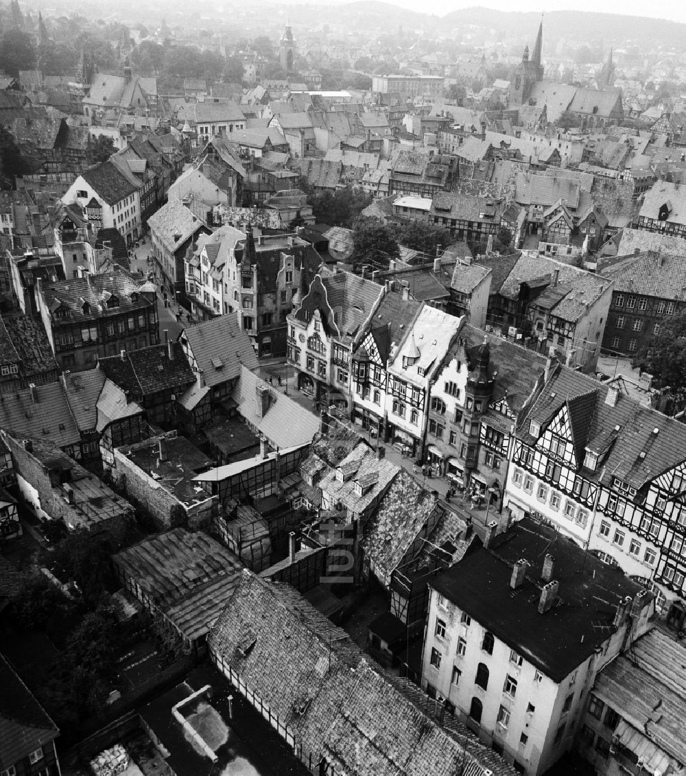 Luftbild Quedlinburg - Altstadtbereich und Innenstadtzentrum in Quedlinburg im Bundesland Sachsen-Anhalt