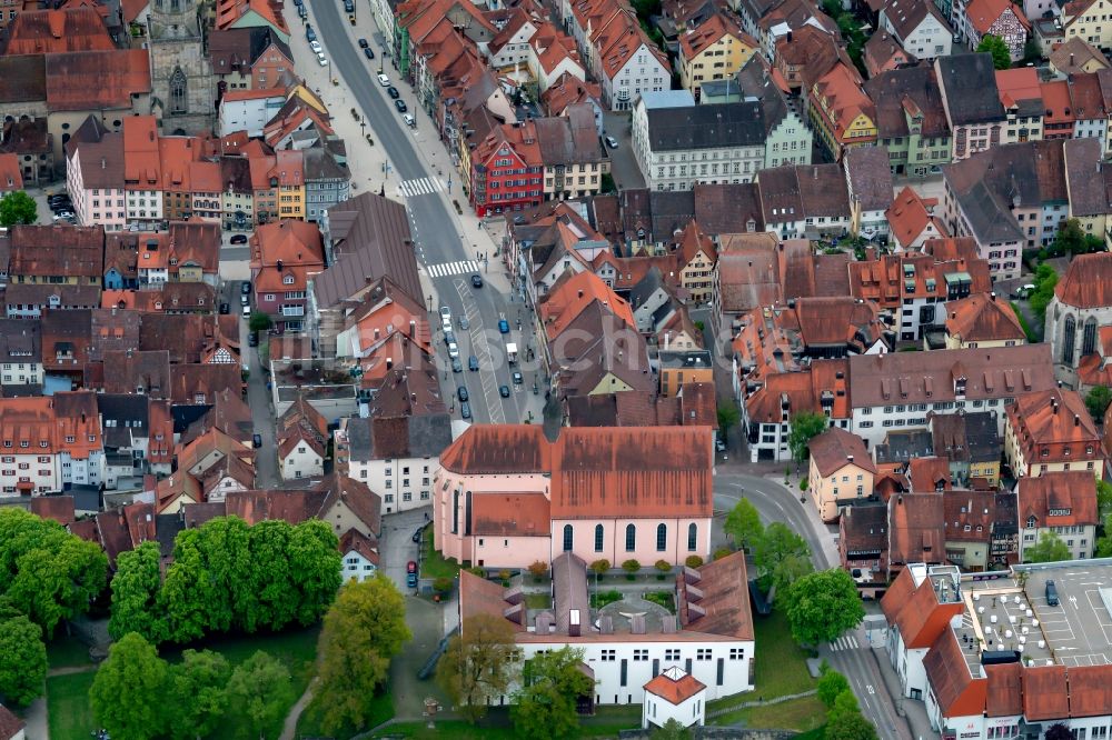 Luftbild Rottweil - Altstadtbereich und Innenstadtzentrum in Rottweil im Bundesland Baden-Württemberg