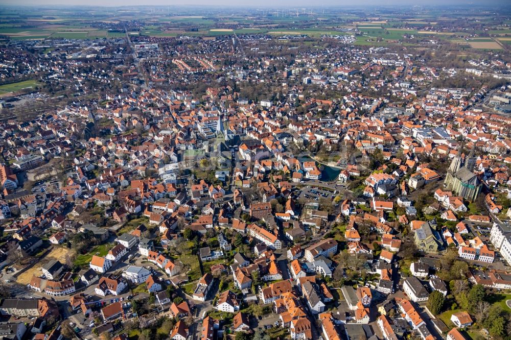 Luftbild Soest - Altstadtbereich und Innenstadtzentrum in Soest im Bundesland Nordrhein-Westfalen, Deutschland