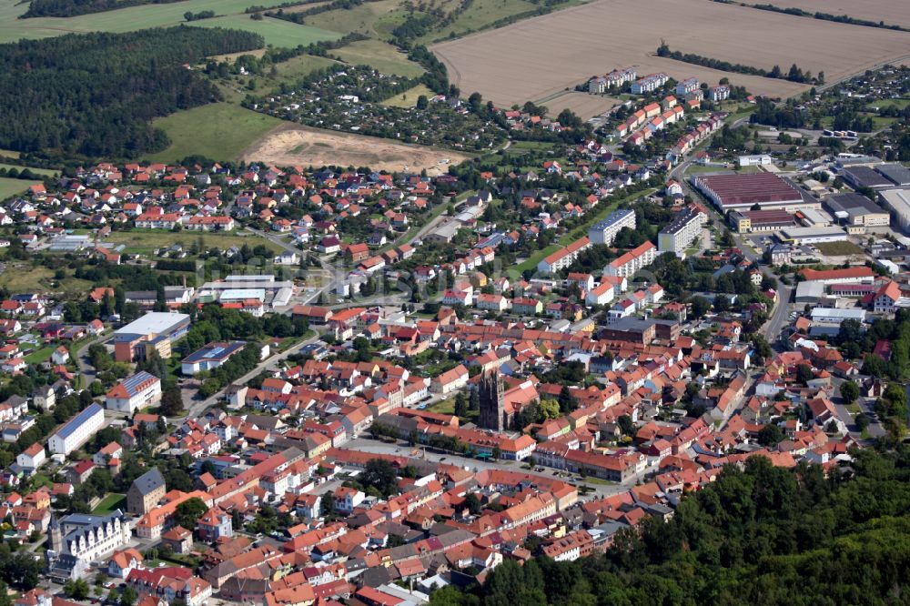 Stadtilm aus der Vogelperspektive: Altstadtbereich und Innenstadtzentrum in Stadtilm im Bundesland Thüringen, Deutschland