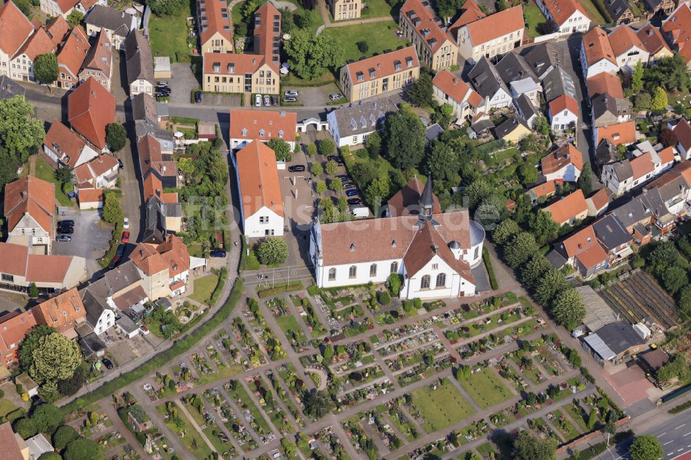 Steinfurt von oben - Altstadtbereich und Innenstadtzentrum in Steinfurt im Bundesland Nordrhein-Westfalen, Deutschland