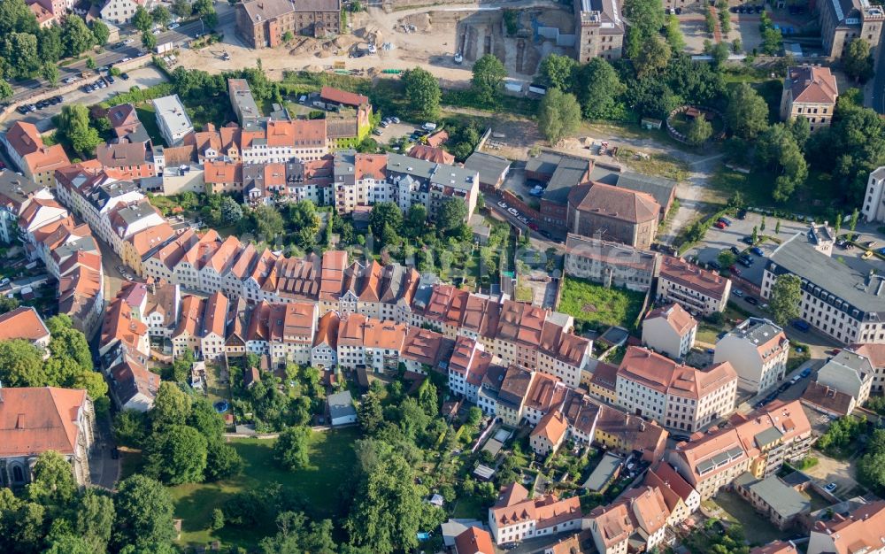 Luftbild Görlitz - Altstadtbereich und Innenstadtzentrum Steinweg in Görlitz im Bundesland Sachsen, Deutschland