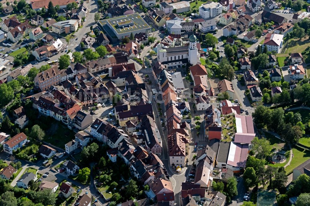 Luftbild Stockach - Altstadtbereich und Innenstadtzentrum in Stockach im Bundesland Baden-Württemberg, Deutschland