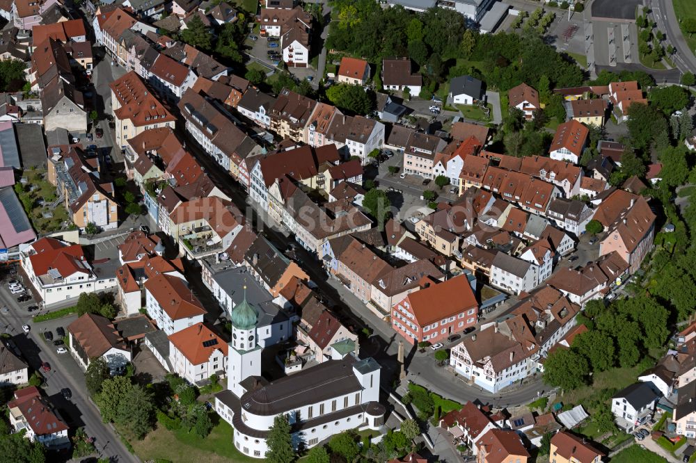 Luftaufnahme Stockach - Altstadtbereich und Innenstadtzentrum in Stockach im Bundesland Baden-Württemberg, Deutschland