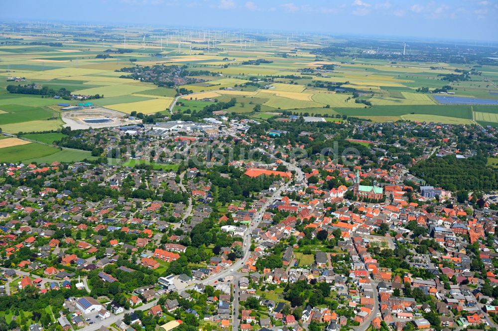 Luftbild Thalingburen - Altstadtbereich und Innenstadtzentrum in Thalingburen im Bundesland Schleswig-Holstein, Deutschland