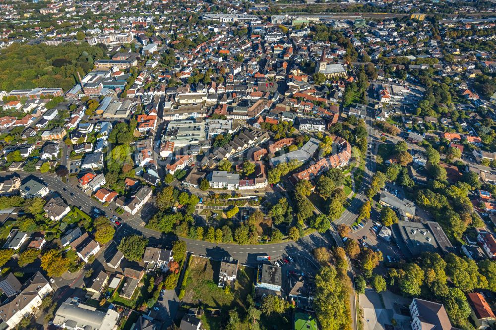 Luftbild Unna - Altstadtbereich und Innenstadtzentrum in Unna im Bundesland Nordrhein-Westfalen, Deutschland