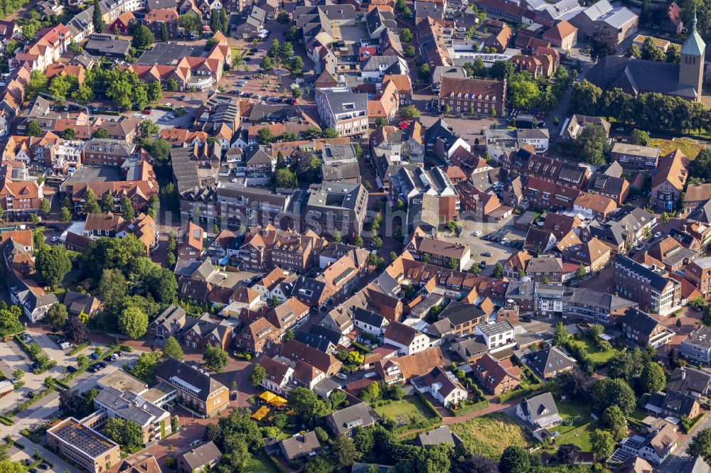 Luftbild Vreden - Altstadtbereich und Innenstadtzentrum in Vreden im Bundesland Nordrhein-Westfalen, Deutschland