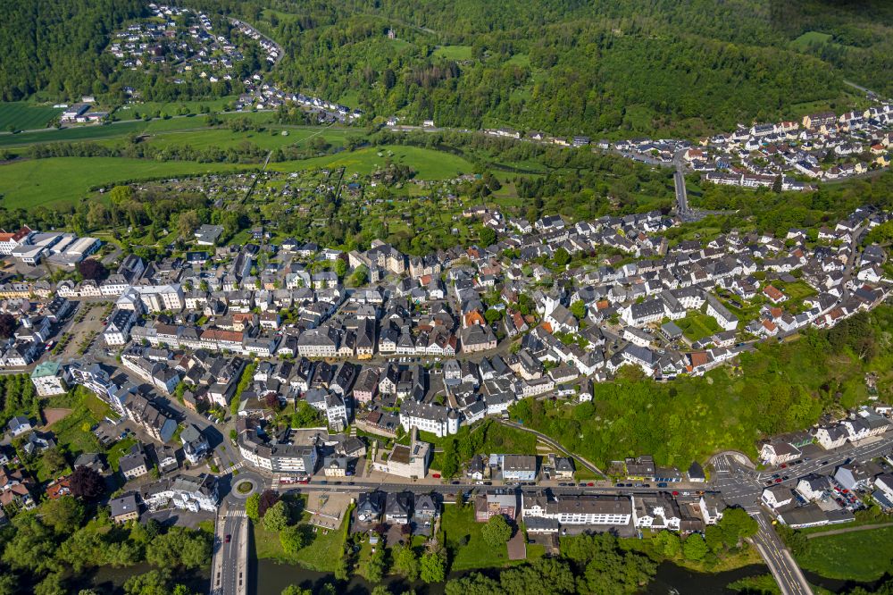 Luftbild Wennigloh - Altstadtbereich und Innenstadtzentrum in Wennigloh im Bundesland Nordrhein-Westfalen, Deutschland